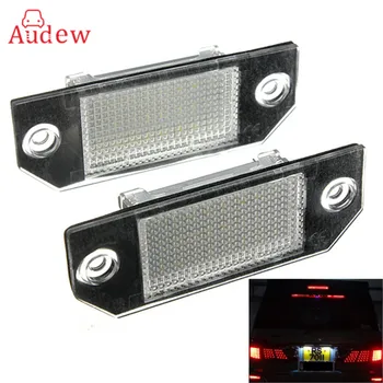 

2X SMD3528 LED Car LED Number License Plate Lights Lamp For Ford Focus C-Max 2003 2004 2005 2006 2007
