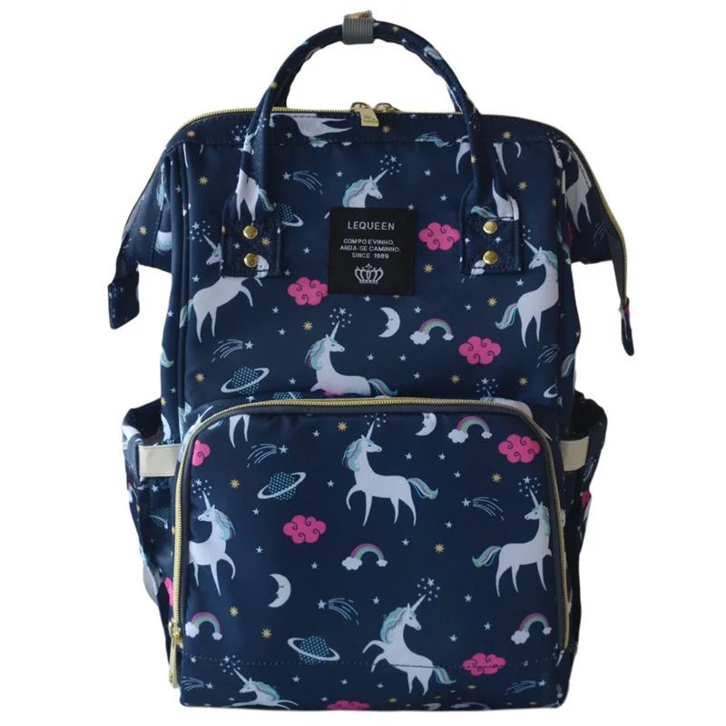 Сумка для подгузников для мам, брендовая Большая вместительная детская сумка, рюкзак для путешествий, дизайнерская сумка для ухода за ребенком