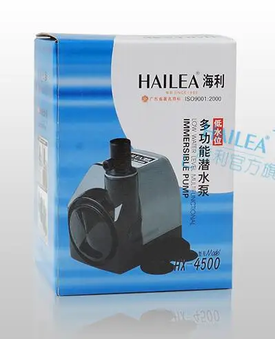HX-4500 Hailea HX-2500 HX2500 HX-4500 HX4500 погружной насос с высоким подъемом для воды встроенный насос для фильтрации воды в аквариуме - Цвет: HX-4500