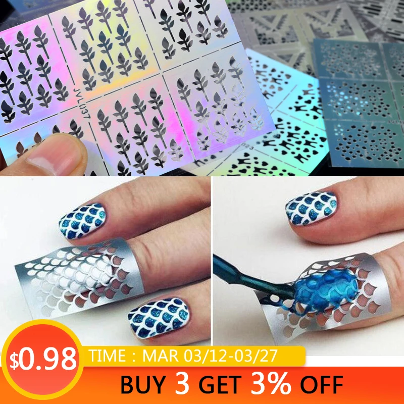 

Mtssii Manicure Stamping Template UV Gel Stamping Template Nail Tool Manicure Nail Art Stamp Image Plate For DIY Nail Decoration