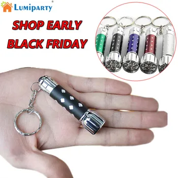 

LED Mini Pocket Keychain Flashlight LED Squeeze Light Outdoor Camping Ultra Bright Emergency Key Ring Light LED Torch Lamp
