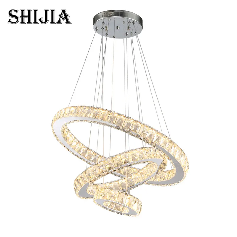 

Modern Large Led Crystal Chandelier Lighting for Duplex Staircase Ceiling Chandeliers Lamp for Bedroom Living Room Hotel lamp