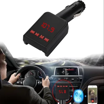 

MP3 Player Wireless FM Transmitter Modulator Car Kit USB SD MMC LCD Remote BK Car Kit Handsfree Wireless Bluetooth
