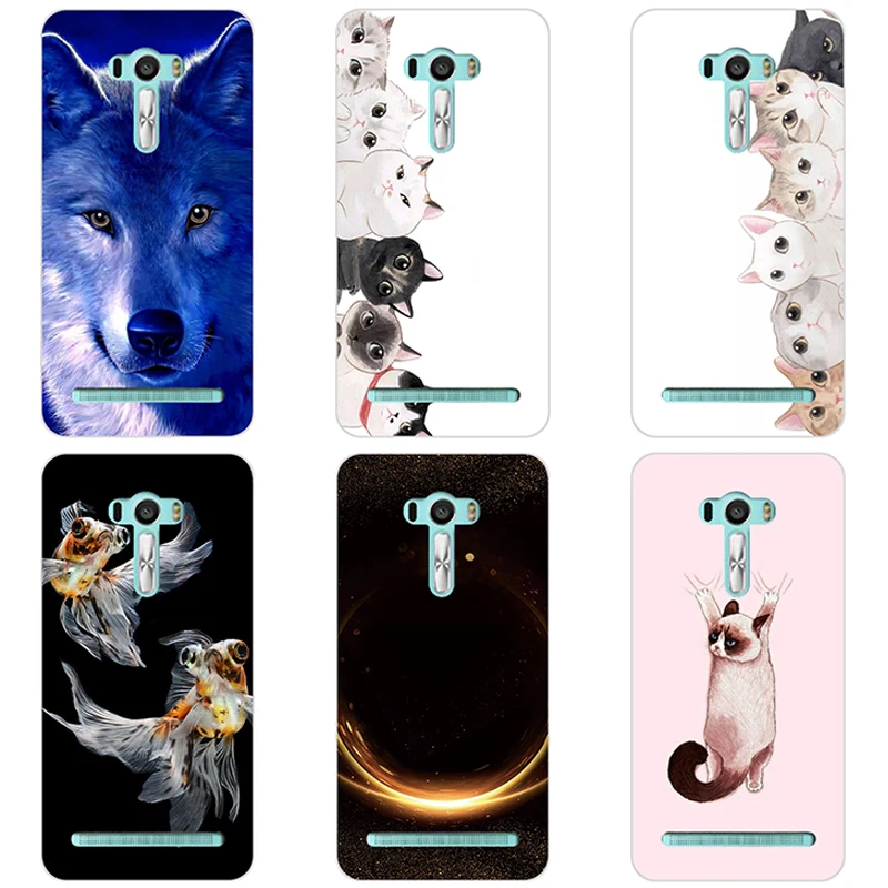 

360 Styles Soft TPU Phone Case Cute Capa for Asus ZenFone Selfie ZD551KL Silicone Coque Fundas Back Cover Case