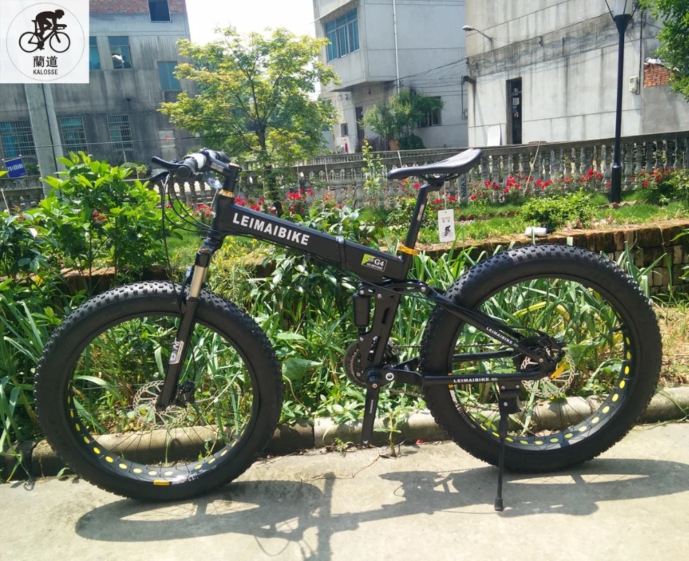 Flash Deal Kalosse   new cycling bicicleta mountain bike  bicycle 21/24/27/30 speed  26*4.0 tires  snow/beach   mountain bicycle 2
