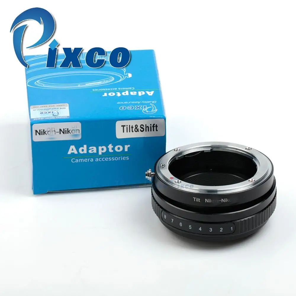 TILT 8 Degree Rotate Macro Adapter Suit For AI AI-S F Mount Lens To Nikon Adapter D7100 D7000 D600 D5100 D3100 D300S  D90 Camera