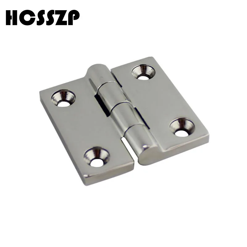 

HCSSZP Stainless 316 High Mirror Marine Square Hinge 50*50mm 38*38mm Top Mirror Polished Boat/Yacht Square Hinge