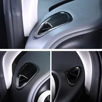 

Car Decoration Air conditioner outlet frame patch styling For smart 453 fortwo forfour Interior sticker Modification accessories