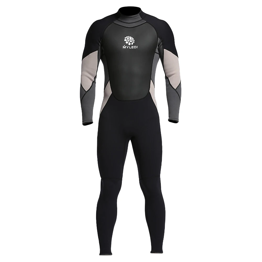 

Men's 3mm Neoprene Scuba Dive Wetsuit Back Zip Full Body Wetsuit Swimming Surfing Diving Equipment Snorkeling Suit Jumpsuit