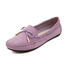 Модные женские хороший институт ветра на плоской подошве туфли на плоской подошве с бантом, Повседневное тонкие туфли женская обувь большой Размеры горох zapatos mujer S161