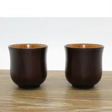 Бутик японский красный/чай горшок живот чашка натуральный Zizyphus дерево ююба чашка подарок деревянная чашка настраиваемый логотип