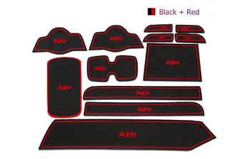 

For Suzuki Alto 2013 Rubber Car Mat/Pad Gate Slot Non-Slip Car Accessories LHD Free Shipping 3Colors 12PCS