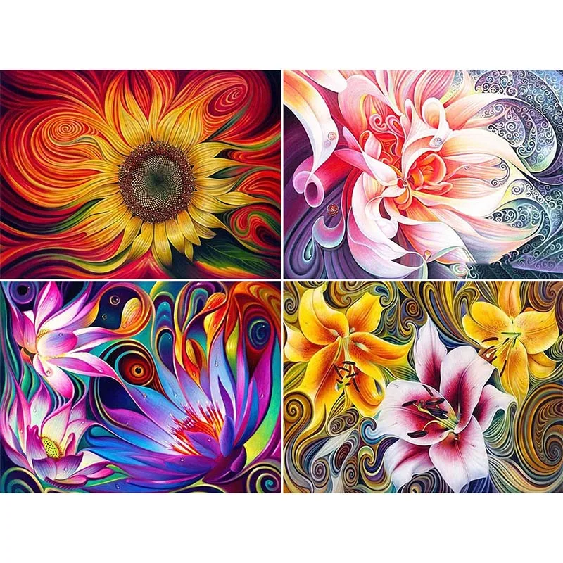 Huacan-Diamond-Painting-Flowers-Full-Square-Round-Crystal-Diamond-Embroidery-Sunflowers-Cross-Stitch-Mosaic-Beadwork-Home