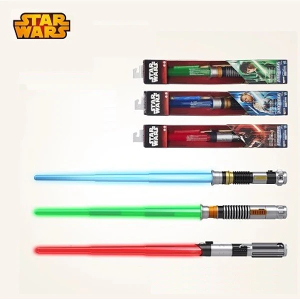 

Star Wars Lightsaber Weapons Cosplay Sword with Light & Sounds PVC Action Figure Toys Christmas Gift for kids KA0239