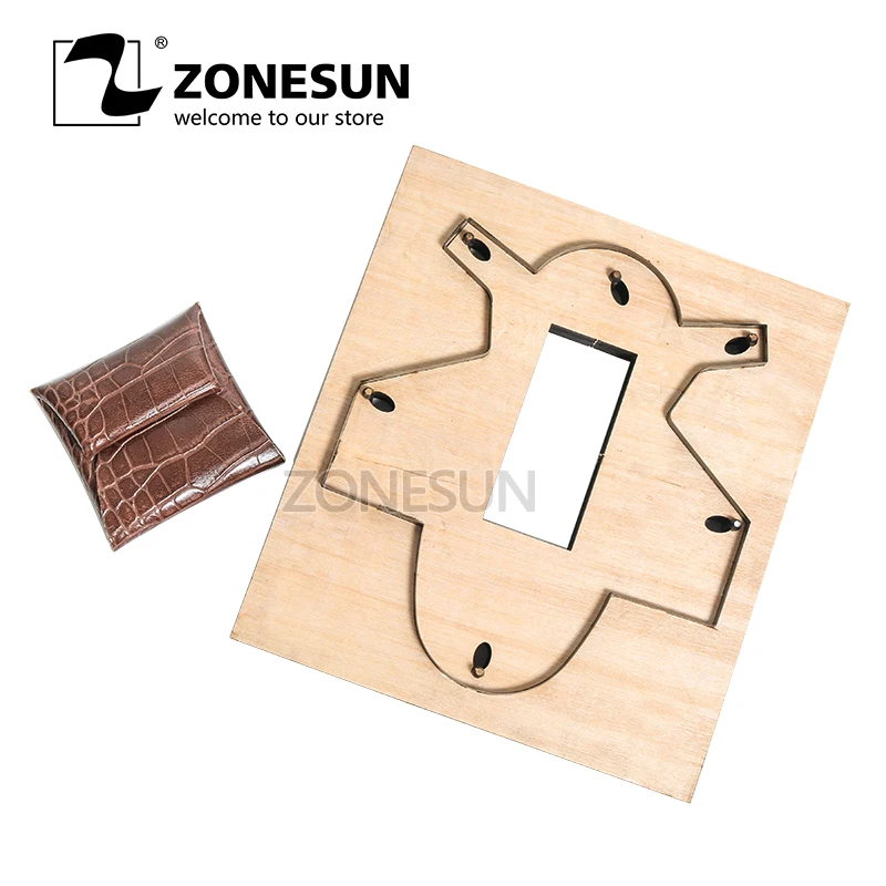 ZONESUN Z101 индивидуальные кожаные штамповки инструмент для рукоделия портмоне