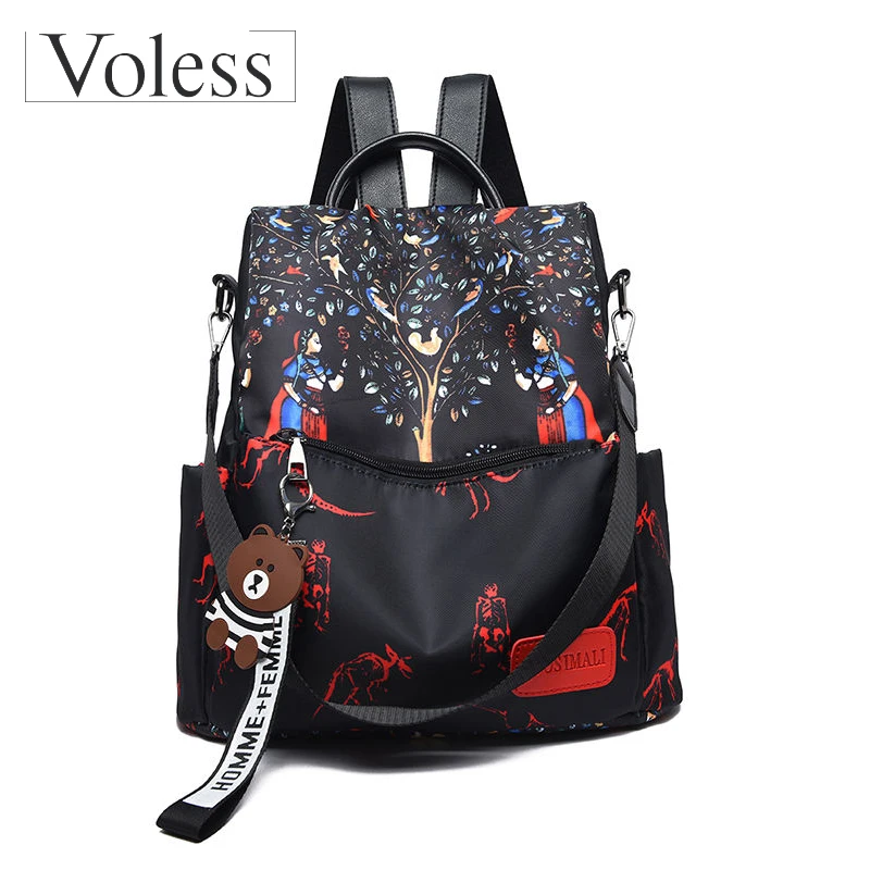 

New Backpack Women Oxford Multifuction Bagpack Casual Backpack for Teenager Girls Schoolbag 2019 Mochila High Quality Back Pack