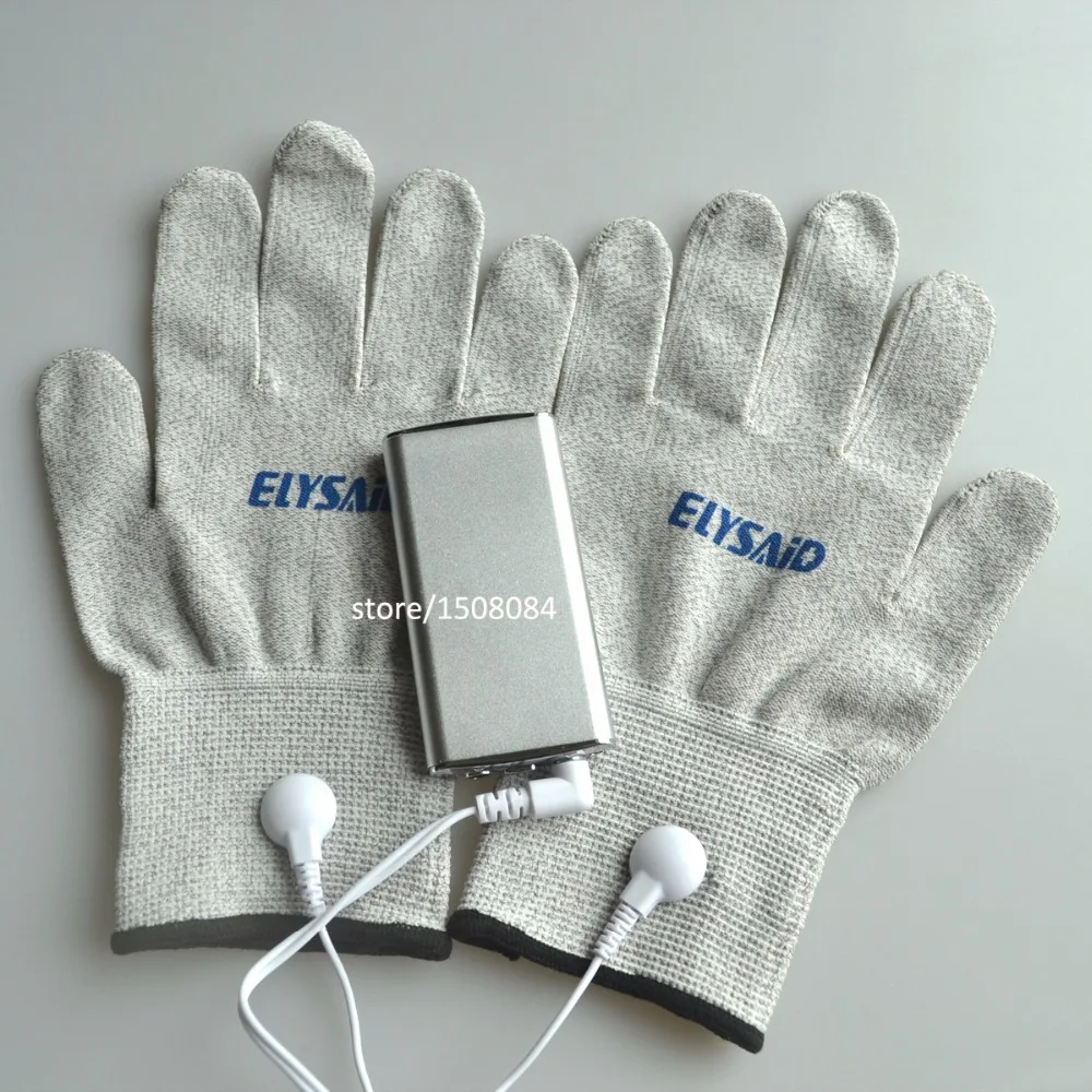 Electric Massager Slimming Tens Acupuncture Digital Therapy Massager Machine With One Pair Conductive Glove For Body Hand Relax Electric Massager Slimming Tens Acupuncture Digital Therapy Massager Machine With One Pair Conductive Glove For Body Hand Relax