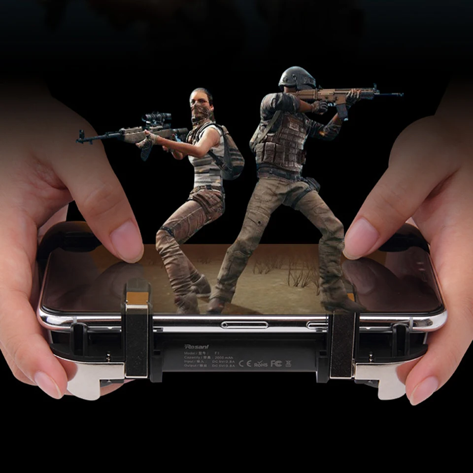 Tendway Cooling Fan PUBG Controller Gamepad Mobile Trigger Joystick Mobile Controller Phone Cooler Power Bank Phone Gamepad  (6)