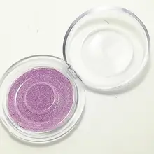 50 компл./лот Магнитная коробка с накладными ресницами кристалл круглый черный ящик для хранения накладные ресницы чехол прозрачные ювелирные ящики Paddings