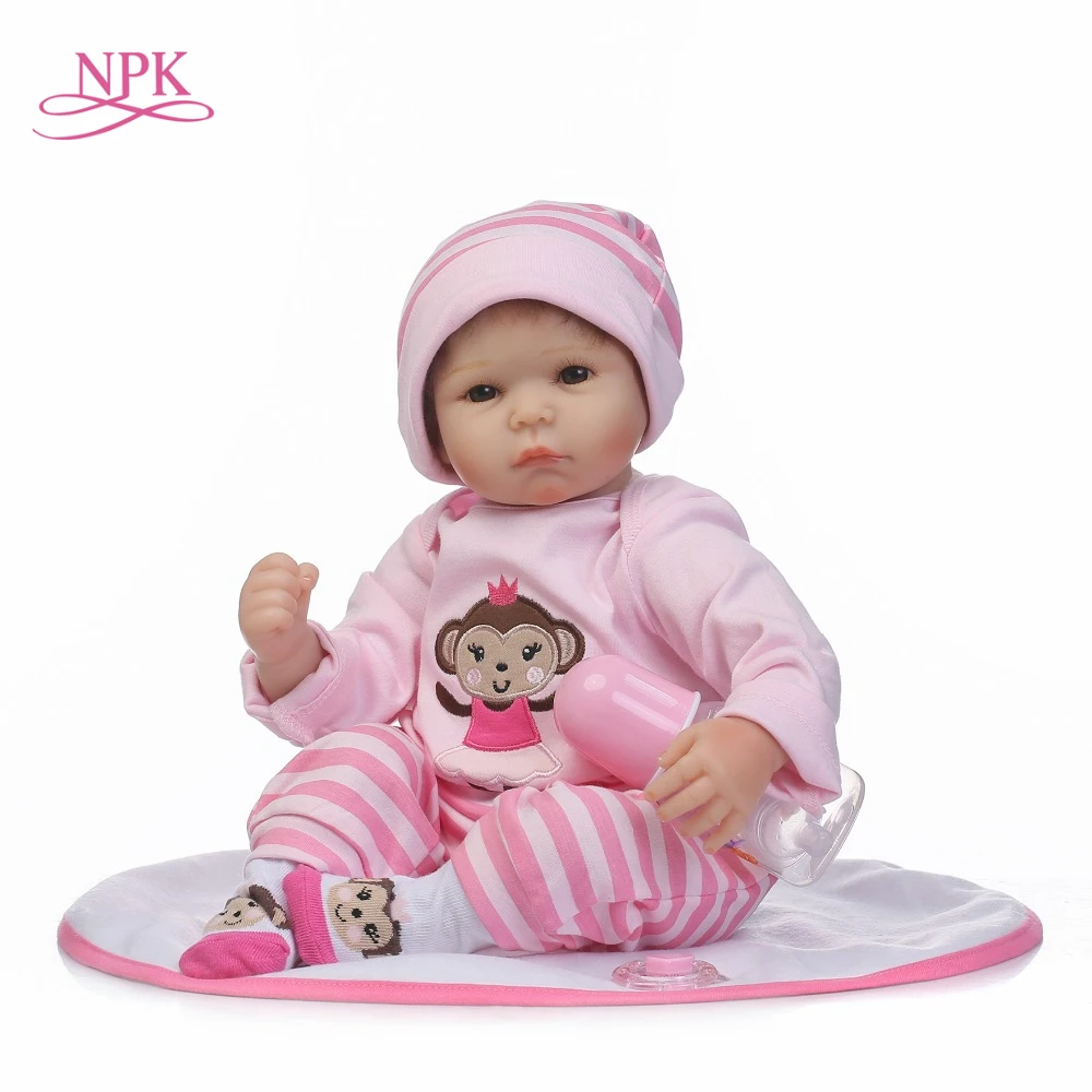 

NPK wholesale reborn baby doll hot selling dolls lifelike soft silicone real gentle touch gifts for Children's Day
