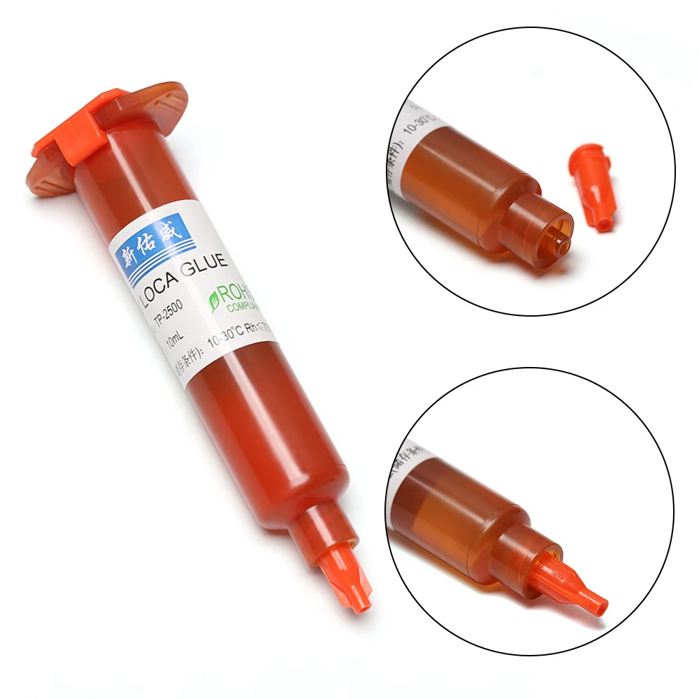 

5/10ML UV Glue tp-2500 LOCA Liquid Optical Clear Adhesive For Repair Cellphone for touch screen samsung galaxy iPhone