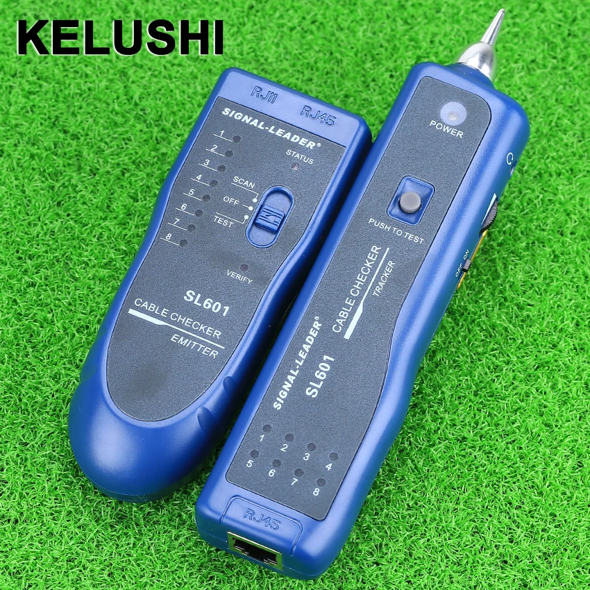 Kelushi 1 шт. 3 км sl601 сети Провода кабель Tracker Checker RJ45 RJ11 сетевой тестер в упаковки