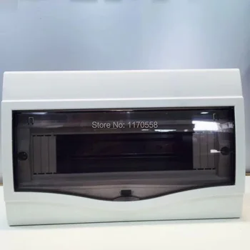 

285*180*95mm 9 - 12 ways Plastic waterproof distribution box for circuit breaker indoor on the wall