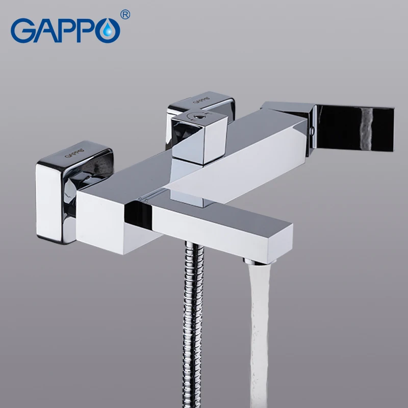 GAPPO حوض الحنفيات النحاس حنفية الحمام شلال صنبور حوض الصنابير الطابق الخيالة حمام حوض خلاط