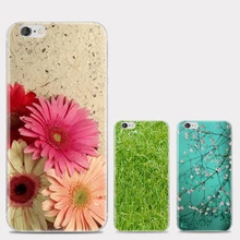 Nova Chegada Bonito Da Pintura Da Flor TPU Macio Casos de Telefone Para o iphone 7 4S 5S SE 6 6 splus Mobile Phone Caso Tampa Traseira sacos