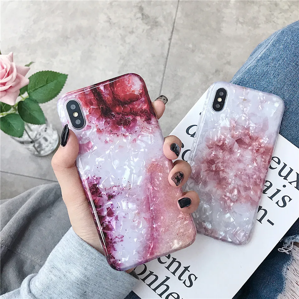 Потрясающий стильный мраморный чехол для телефона Fundas Apple iPhone Xs max чехлы