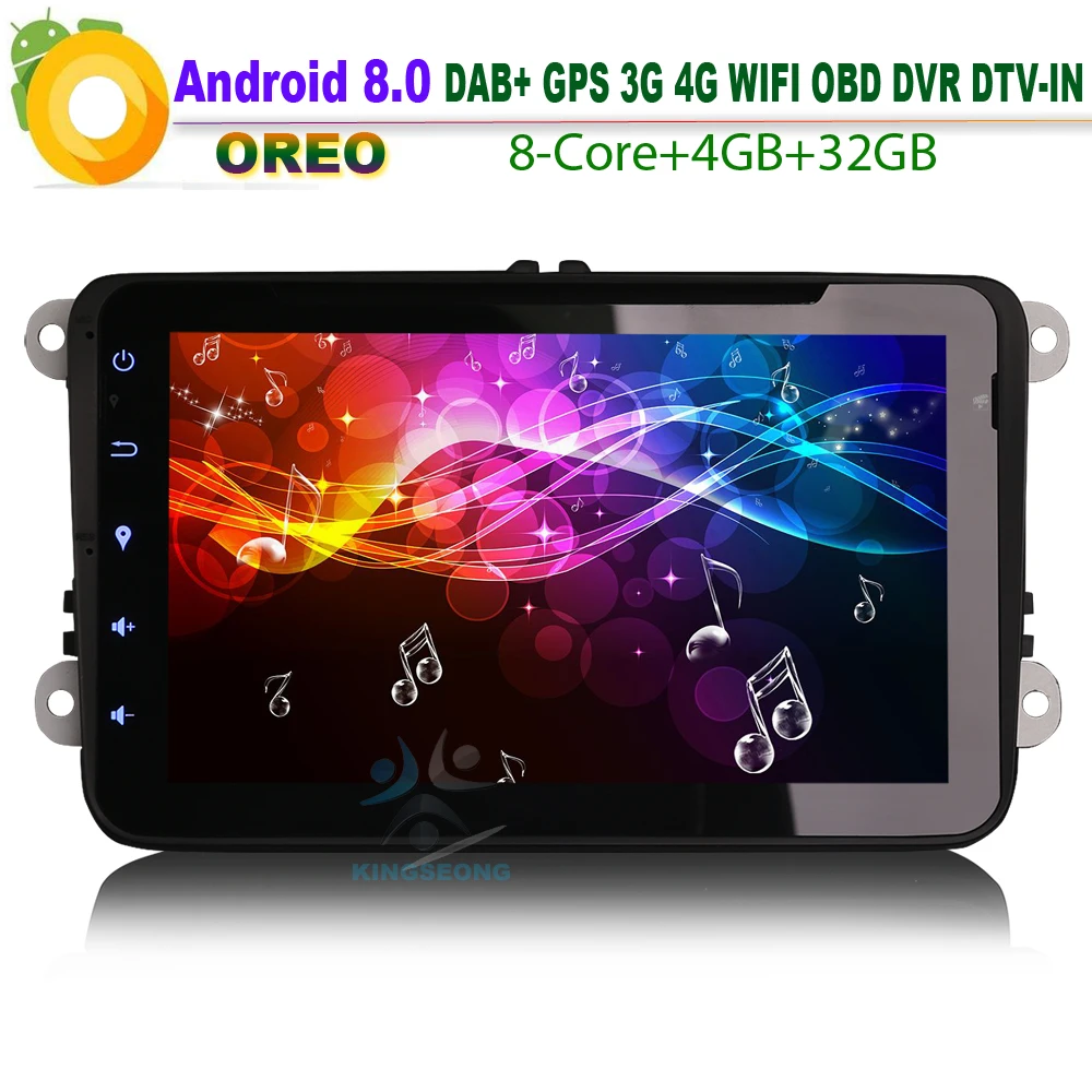 Автомобильная стереомагнитола DAB + 8 дюймов Android 0 RDS BT DVD CD USB GPS Wi Fi 3G Bluetooth радио SD DVR