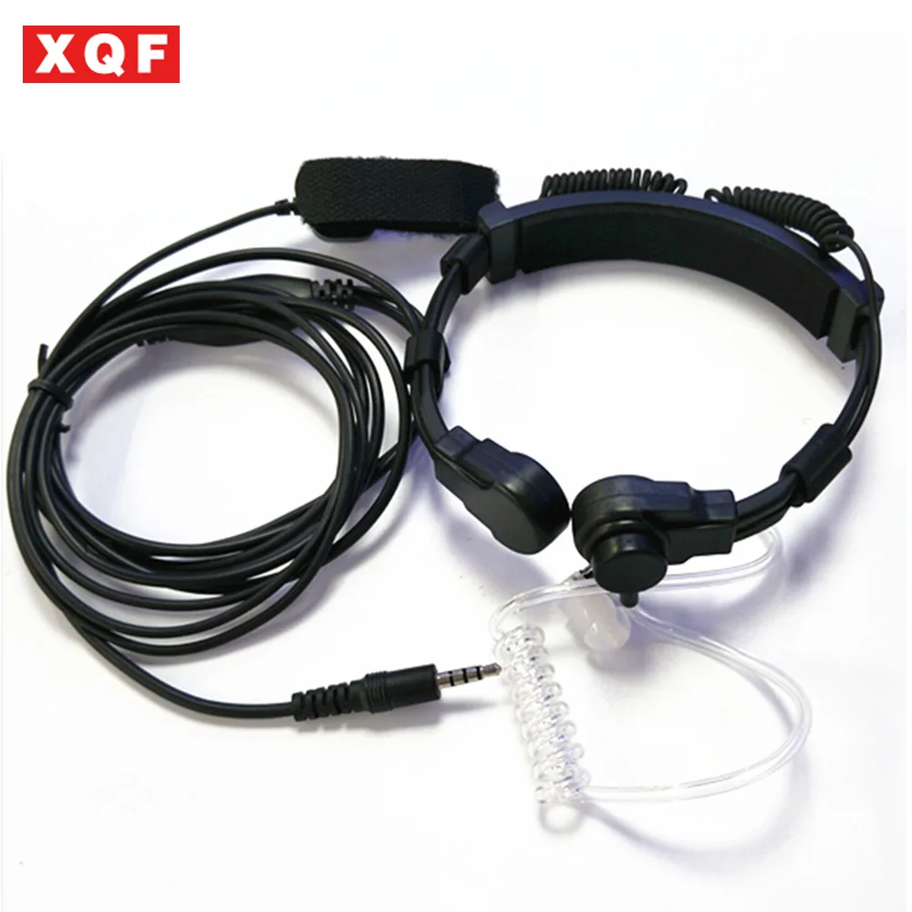 XQF Air tube mic наушники 3 5 мм Y разъем палец PTT для Yaesu/Vertex стандартная рация VX168 VX2R VX418 VX3R