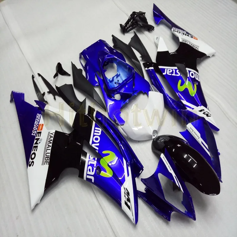 Пользовательские ABS обтекатель наборы для Yamaha YZFR6 2008 2009 2010 2011 2012 2013 обтекатель YZF-R6 08-16 Цвет синий, черный; Большие размеры 34–43 M2