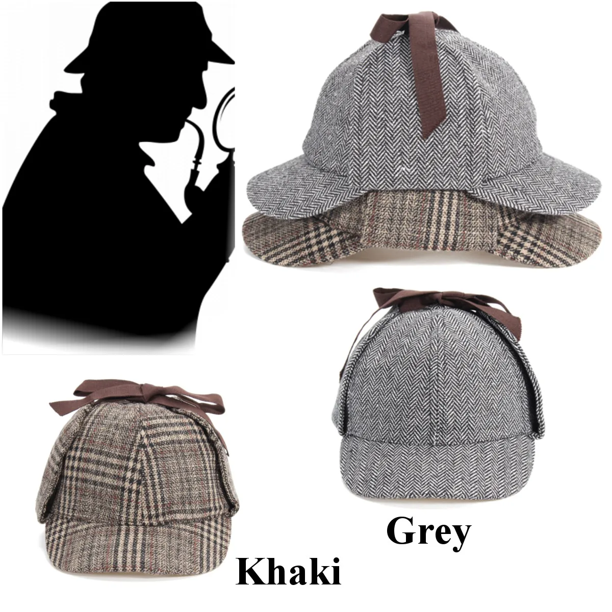 

Unisex Men Women For Detective Sherlock Holmes Cosplay Deerstalker Hats Cosplay Hunting Caps Berets Cap Baseball Cap Sombrero