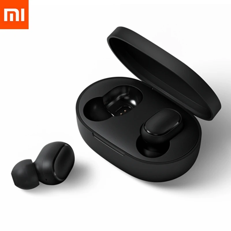 Xiaomi Redmi Airdots TWS Bluetooth наушники стерео бас беспроводная гарнитура с шумоподавителем