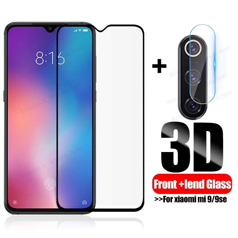 2 в 1 Защитное стекло для камеры xiaomi mi 9 se|Защитные стёкла и плёнки| |