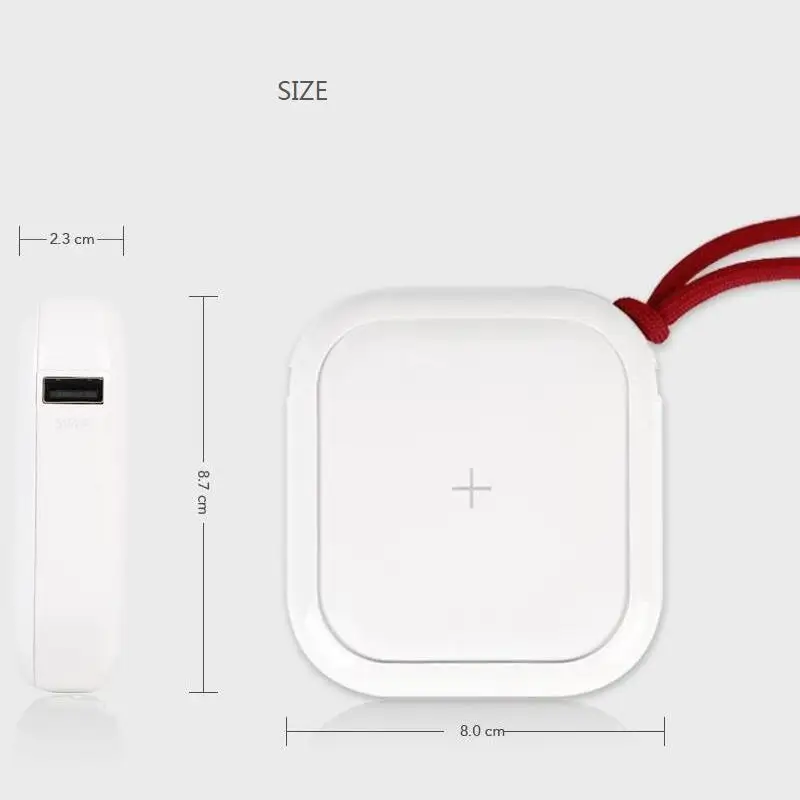 MIPOW 10000mAh Qi Wireless Charger Quick Charge Portable Power Bank For iPhone X Samsung Xiaomi Dual USB Ports External Charger