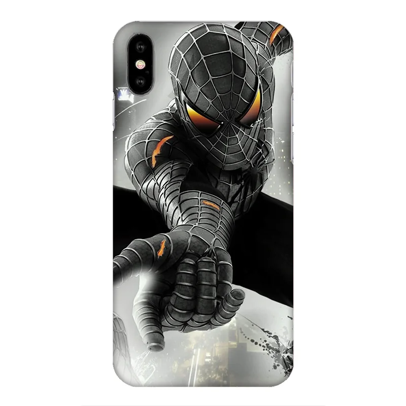 Marvel чехол с суперменом чехол для iPhone X 8 7 6s 6 Plus 5S Бэтмен Железный человек паук для iPhone7 iPhone8 iPhone6 супергерой