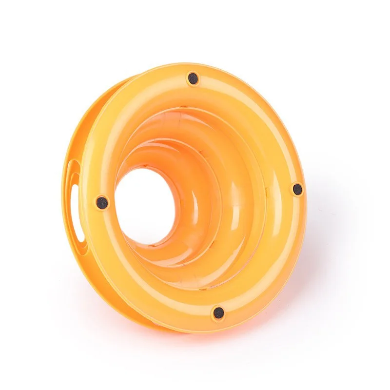 2018 Funny Pet Toys Cat Crazy Ball Disk Interactive Amusement Plate Play Disc Trilaminar Turntable Cat Toy New Year