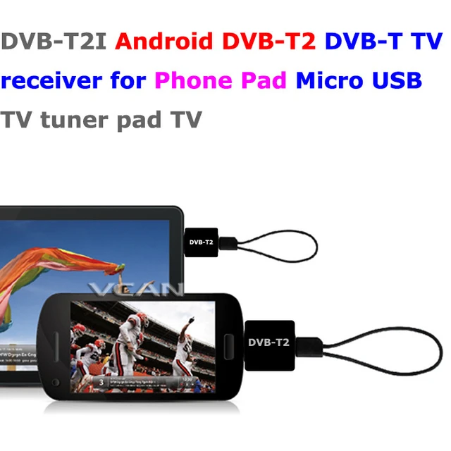 DVB-T2I Android DVB-T2 DVB-T TV receiver for Phone Pad Micro USB TV tuner -  AliExpress