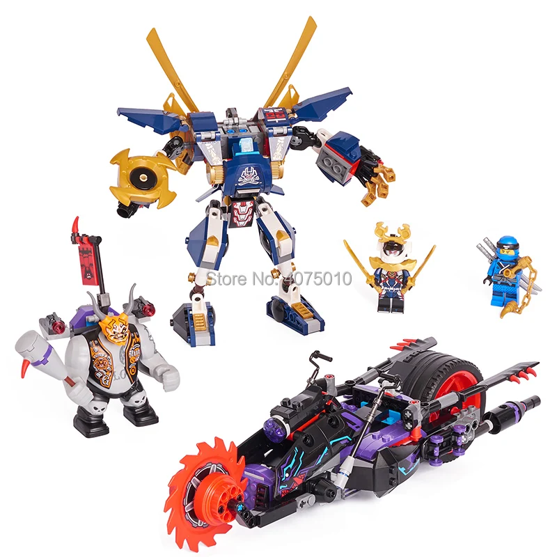 

Compatible Legoinglys NinjagoINGlys Killow vs.Samurai X Motorcycles 663pcs Blocks Bricks Education Toys 70642