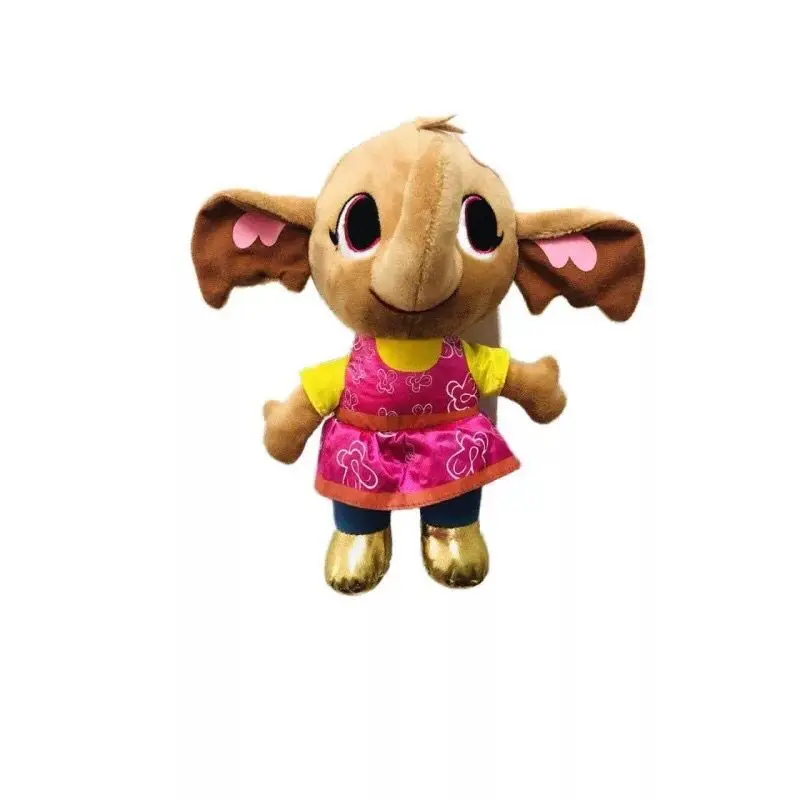 1 шт. Bing кролик, плюшевая кукла, игрушки слон Hoppity Sula Flop Voosh Pando, плюшевые Bing мягкие игрушки, куклы, подарки для детей - Цвет: 25cm Elephant