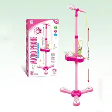 LeadingStar детский микрофон для девочек игрушечный микрофон для караоке Поющая машина прикрепляется с телефоном отличный игрушечный подарок