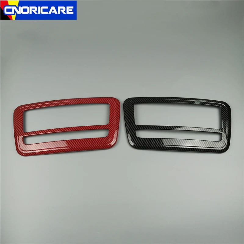 Car Carbon Fiber Color Center Console CD Frame Decoration Cover Trim For Mercedes Benz A Class W176 GLA X156 CLA C117 2013-18