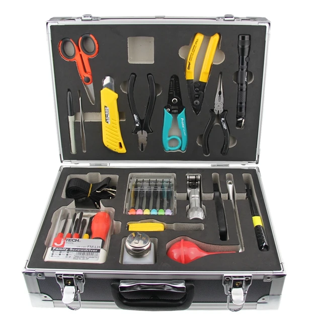 Buy 18 Pieces Set Optical Fiber Construction Tool kit