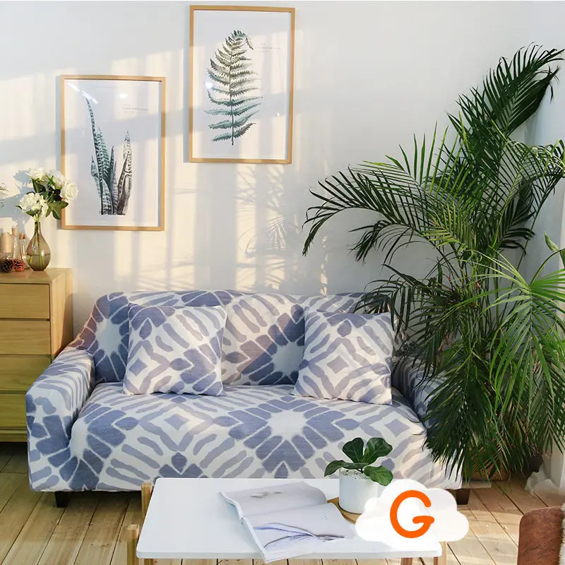 Slipcovers диван плотно обертывается все включено скольжению секционные эластичный Полный диван крышка/полотенце один/два/три/четыре места - Цвет: G