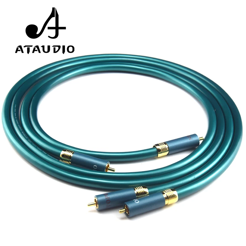 Аудиокабель ATAUDIO Hi Fi RCA усилитель CD разъем 2RCA на 1 м 2 м|2rca to 2rca|rca cableaudio cable |