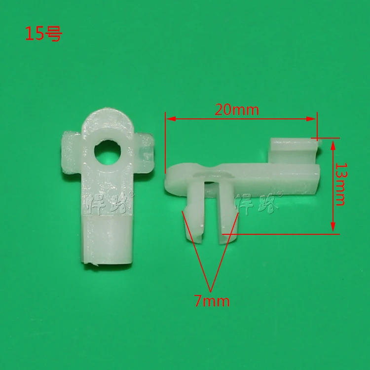 TITIFXAN10pcs سيارة قفل أبواب مركزي التحكم/منظمة/قضيب زلق المسار دفع سحب الحديد هوك/قفل النواة الثابتة بطاقة مشبك
