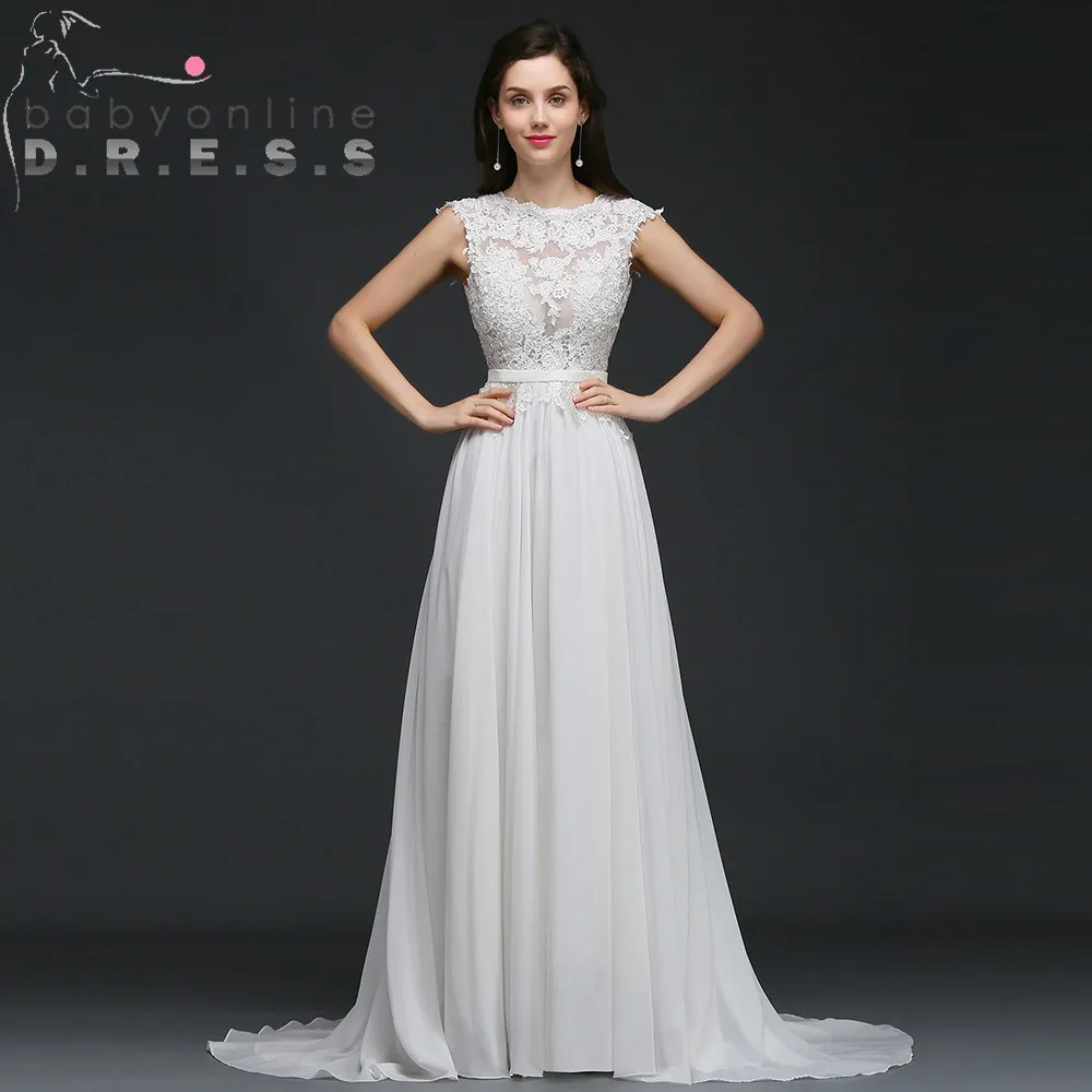 Vestidos de Novia Bohimian/шифоновое богемное пляжное кружевное свадебное платье