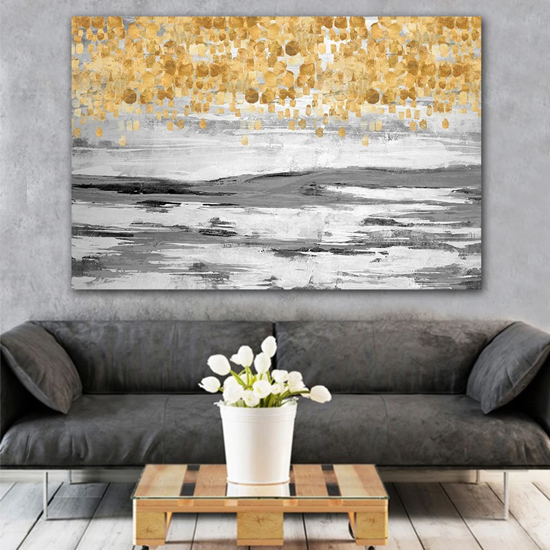 

GOODECOR Abstract Painting Colorful Canvas Wall Pictures for Living Room Office Bedroom Modern Canvas Oil Painting Home Decor